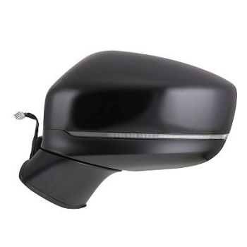 2017-2021 Mazda CX-5 Door Mirror Left Driver Side Power Heated Signal With BSD OEM# KB8C69181A-PFM PL# MA1320198