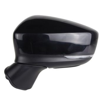 2017-2018 Mazda Mazda3 Door Mirror Left Driver Side Power Non Heated Signal With BSD PTM OEM# BAJD69181B-PFM PL# MA1320245