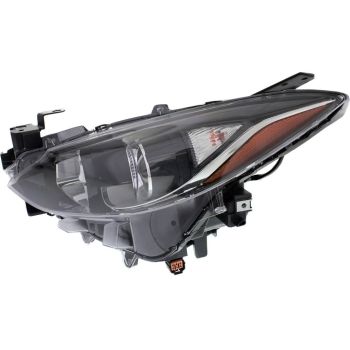 MAZDA MAZDA3 HEAD LAMP LEFT (Driver Side) (HALOGEN) **CAPA** OEM# BPW9510L0A 2014-2016 PL# MA2502144C