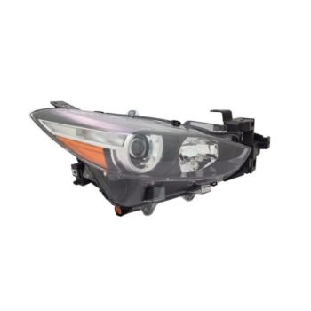 MAZDA MAZDA3 HEAD LAMP UNIT RIGHT (Passenger Side) (HALOGEN)(JAPAN)**CAPA** OEM# BABF510K0D 2017-2018 PL# MA2503149C
