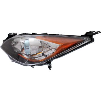 MAZDA MAZDA3 HEAD LAMP LEFT (Driver Side) (HALOGEN)(BLUE PROJECTOR RING)(SKYACTIV) **CAPA** OEM# BFD1510L0D 2012-2013 PL# MA2518143C