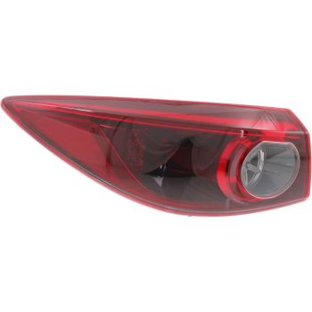 MAZDA MAZDA3 TAIL LAMP ASSEMBLY LEFT (Driver Side) (SEDAN)(W/ LED)(SMOKE) **CAPA** OEM# BHN251160E 2014 PL# MA2804114C