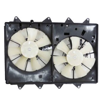 MAZDA CX-9 RADIATOR & A/C FAN ASSEMBLY (WO/TOW PKG)(W/MODULE)(DUAL FAN) OEM#CA2615025 2010-2015 PL# MA3115155
