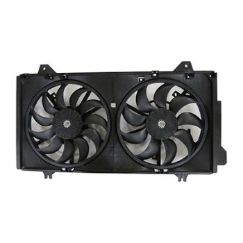 MAZDA MAZDA3 RADIATOR & A/C FAN ASSEMBLY (DUAL FAN)(MEXICO) OEM#PEAR15025 2014-2018 PL# MA3115165