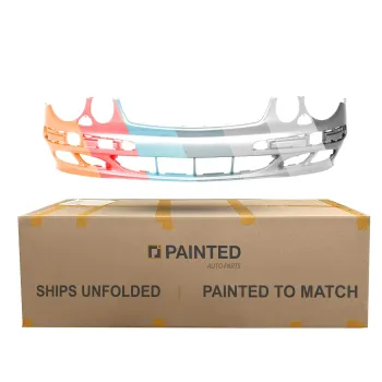 MERCEDES-BENZ E-CLASS (211)  (SEDAN /WAGON ) FRONT BUMPER COVER PRIMED (W/ HEAD LAMP Washers)(WO/Sport OR WO/Appearance Pkg)(WO/AMG) OEM#2118800140 2003-2006 PL# MB1000172