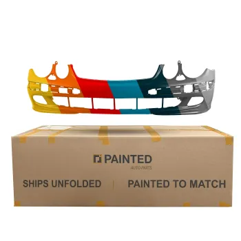 MERCEDES-BENZ E-CLASS (211) (SEDAN /WAGON 04-09) FRONT BUMPER COVER PRIMED (W/ HEAD/LAMP Washer)(W/Sport OR W/Appearance Pkg)(WO/AMG) OEM#2118800240 2003-2006 PL# MB1000227