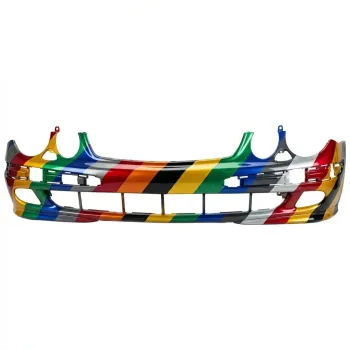 2003-2006 MERCEDES-BENZ E-CLASS 211 SEDAN WAGON Front Bumper with Headlamp Washer and Sport Appearance Package OEM 2118800240 PL# MB1000227