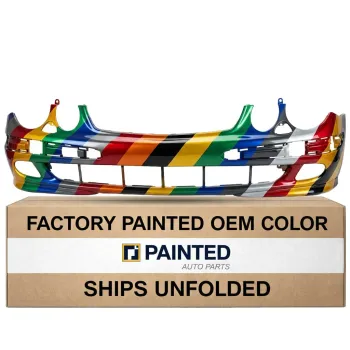 2003-2006 MERCEDES-BENZ E-CLASS 211 SEDAN WAGON Front Bumper with Headlamp Washer and Sport Appearance Package OEM 2118800240 PL# MB1000227
