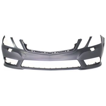 MERCEDES-BENZ E-CLASS WAGON (212) FRONT BUMPER COVER PRIMED (SPORT)(WO/CHR MLDG)(W/WASHER)(WO/SENSOR)(EXC E63) OEM#21288026409999 2011-2013 PL# MB1000303
