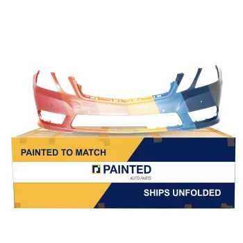 MERCEDES-BENZ E-CLASS HYBRID (E400) FRONT BUMPER COVER PRIMED (SPORT)(WO/CHR MLDG)(WO/WASHER)(W/SENSOR) OEM#21288025409999 2013 PL# MB1000304