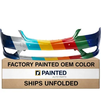 2012-2013 MERCEDES-BENZ S-CLASS SEDAN 221 EXC S400 HYBRID Front Bumper S350 S550 with Sport Washer and Park Sensor CAPA OEM# 22188043409999 PL# MB1000336C