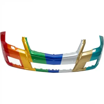 2010-2012 MERCEDES-BENZ GLK-CLASS 204 Front Bumper with Washer and Sensor Base Model without Offroad Package OEM# 2048804540 PL# MB1000364