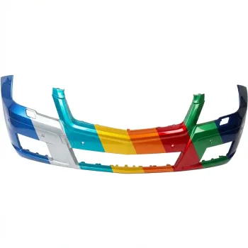 2010-2012 MERCEDES-BENZ GLK-CLASS 204 Front Bumper with Washer and Sensor Base Model CAPA OEM# 2048804540 PL# MB1000364C