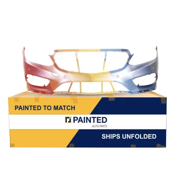 MERCEDES-BENZ E-CLASS HYBRID (E400) FRONT BUMPER COVER PRIMED (W/INSERT)(W/SENSOR)(W/AMG)(EXC E63) OEM#21288527389999 2014-2015 PL# MB1000411