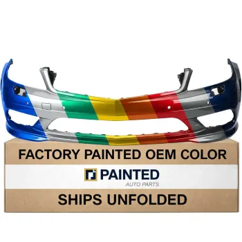 2011 MERCEDES-BENZ C-CLASS SEDAN Front Bumper Sport W/Wash W/SEN EXC C63 LED DRL OEM# 2048853038 PL# MB1000423