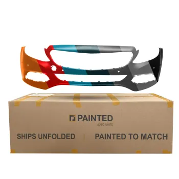 MERCEDES-BENZ C-CLASS CONV FRONT BUMPER COVER PRIMED (C300 WO/SPORT) W/SENSOR W/SURROUND VIEW**CAPA** OEM#2058802040649999 2017-2018 PL# MB1000511C