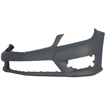 MERCEDES-BENZ C-CLASS SEDAN (204) FRONT BUMPER COVER PRIMED (SPORT)(WO/WASH)(WO/SENSOR)(EXC C63)(W/DRL CUTOUT)(NO LAMP HO **CAP OEM#2048802749649999 2012-2014 PL# MB1000569C