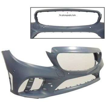 MERCEDES-BENZ C-CLASS CONV  FRONT BUMPER COVER PRIMED (C43)(W/ACTIVE PK ASSIST)(WO/SURROUND VIEW) OEM#20588025089999 2019-2023 PL# MB1000577