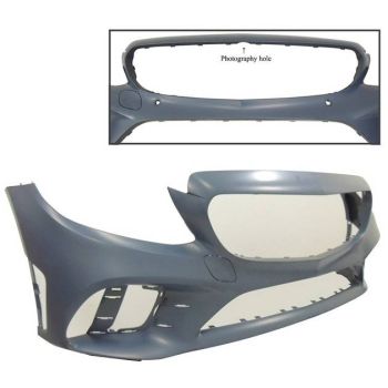 MERCEDES-BENZ C-CLASS CONV  FRONT BUMPER COVER PRIMED (C43)(WO/ACTIVE PK ASSIST)(W/SURROUND VIEW) **CAPA** OEM#20588026089999 2019-2023 PL# MB1000578C