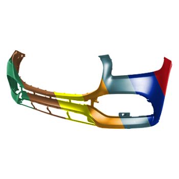 MERCEDES-BENZ GLS-CLASS (167) FRONT BUMPER COVER PRIMED (WO/SENSOR)(GLS450 WO/AMG) **CAPA** OEM#16788092009999 2020-2023 PL# MB1000634C