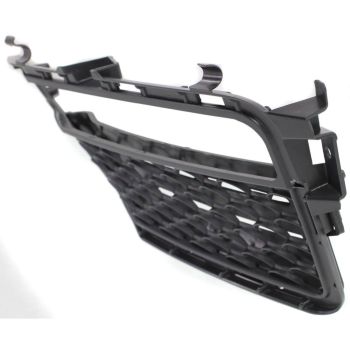 MERCEDES-BENZ E-CLASS SEDAN (212) FRONT BUMPER GRILLE LEFT (Driver Side) LOWER BLACK (E63 MDL) OEM#2128850553 2010-2013 PL# MB1036114
