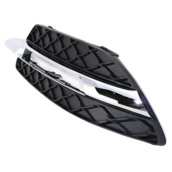 MERCEDES-BENZ C-CLASS SEDAN (204) FRONT BUMPER GRILLE OUTER LEFT (Driver Side) (LUXUARY MDL)(EXC C63) OEM#2048803224 2012-2014 PL# MB1038117