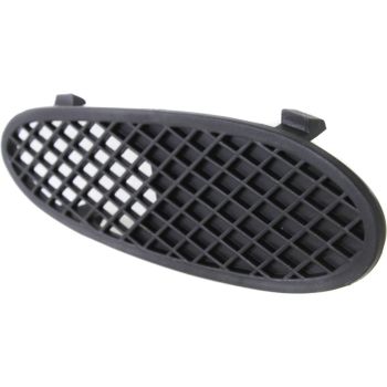 MERCEDES-BENZ S-CLASS SEDAN (220)  FRONT BUMPER GRILLE RIGHT (Passenger Side) OUTER BLACK(S430/S500/S600)(W/Sport) OEM#2208850223 2001-2002 PL# MB1039101