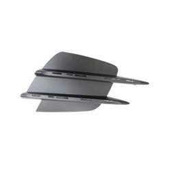 MERCEDES-BENZ C-CLASS SEDAN FRONT BUMPER OUTER GRILLE RIGHT (Passenger Side) TXT-BLACK (C43) OEM#2058857502 2019-2021 PL# MB1039209