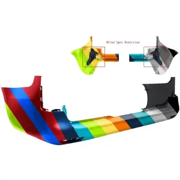 2016-2020 MERCEDES-BENZ METRIS Rear Bumper TXT-Black w/ Blind Spot Detection OEM# 44788028009B51 PL# MB1100384