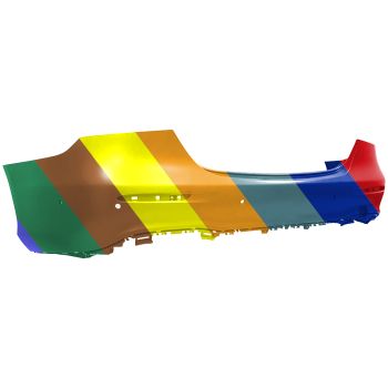 MERCEDES-BENZ E-CLASS SEDAN (213) REAR BUMPER COVER PRIMED (W/ACTIVE PK ASSIST) **CAPA** OEM#21388544059999 2021-2023 PL# MB1100462C