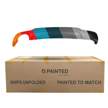 MERCEDES-BENZ C-CLASS SEDAN (204) REAR BUMPER COVER LOWER BLACK (C250 SPORT) **CAPA** OEM#2048853738 2012-2014 PL# MB1115105C