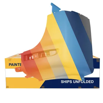 MERCEDES-BENZ SPRINTER REAR BUMPER SIDE COVER RIGHT (Passenger Side) TEXTURE (WO/BLIND DETECT) OEM#90788536009K83 2019-2024 PL# MB1117100