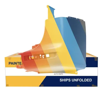 MERCEDES-BENZ SPRINTER REAR BUMPER SIDE COVER RIGHT (Passenger Side) TEXTURE (WO/SENSOR)(W/BLIND DETECT) OEM#90788557009K83 2019-2024 PL# MB1117101