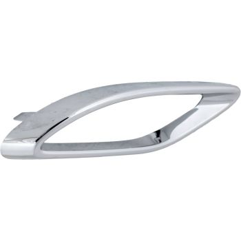 MERCEDES-BENZ E-CLASS CONV (238) REAR BUMPER EXHAUST COVER MLDG LEFT (Driver Side) CHROME (E400/450 WO/AMG) OEM# 2058852221 2018-2023 PL# MB1138107