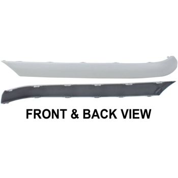 MERCEDES-BENZ C-CLASS SEDAN/WAGON (203) REAR BUMPER STRIP OUTER LEFT (Driver Side) PRIMED (SD)(W/O AMG)(WO/SENSOR) OEM#2038852521 2001-2007 PL# MB1158107