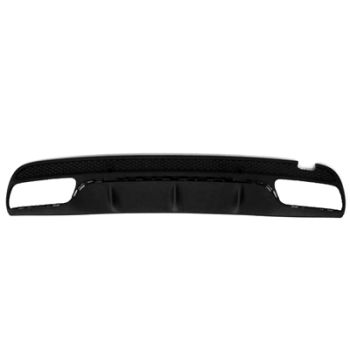 MERCEDES-BENZ C-CLASS SEDAN REAR BUMPER LOWER COVER TXTBLK (C63)(WO/AMG CARBON FIBER PKG) OEM#2058856438 2015-2018 PL# MB1195113