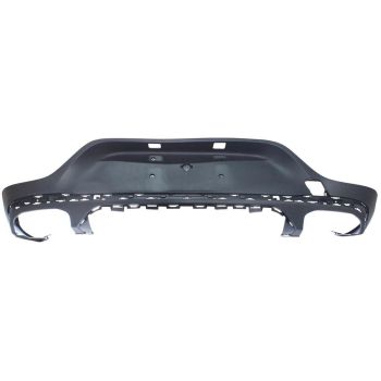 MERCEDES-BENZ GLC-COUPE (253) REAR BUMPER LOWER VALANCE TXT-BLACK (WO/ACTIVE PK ASSIST)(GLC300 W/AMG) OEM#2538858003 2020-2023 PL# MB1195154