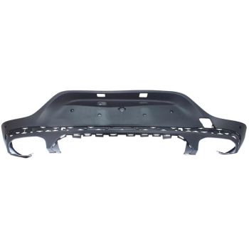 MERCEDES-BENZ GLC-COUPE (253) REAR BUMPER LOWER VALANCE TXT-BLACK (W/ACTIVE PK ASSIST)(GLC300 W/AMG) OEM#2538858103 2020-2023 PL# MB1195155