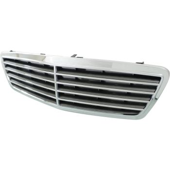 MERCEDES-BENZ S-CLASS SEDAN (220)  GRILL CHROME/GRAY (W/O Proximity Cruise Control) OEM#22088005837712 2003-2006 PL# MB1200125