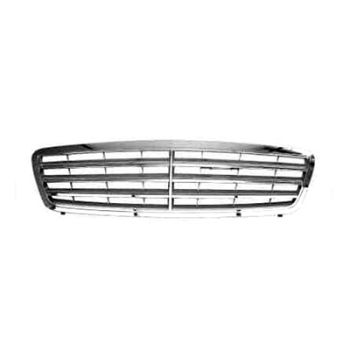 MERCEDES-BENZ C-CLASS SEDAN/WAGON (203)  GRILLE CHROME/SLV (Avantgarde/Elegance Pkg) OEM#20388002239744 2005-2007 PL# MB1200142