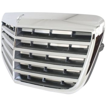 MERCEDES-BENZ E-CLASS (211) (SEDAN /WAGON ) GRILLE ASSY CHROME/GRAY (WO/PROXIMITY CRUISE)(W/MARK) OEM#21188017837246 2007-2009 PL# MB1200147