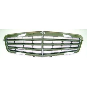 MERCEDES-BENZ E-CLASS SEDAN (212) GRILLE ASSEMBLY (WO/SPORT) (WO/ADAPTIVE CRUISE)(W/AVANTAGARDE PKG) OEM#21288010839040 2010-2013 PL# MB1200155