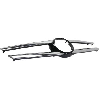 MERCEDES-BENZ GL-CLASS (166) GRILLE OUTRT PTD-BLK W/CHR MLDG; WO/SURROUND VIEW**CAPA** OEM#16688003859982 2013-2016 PL# MB1200186C