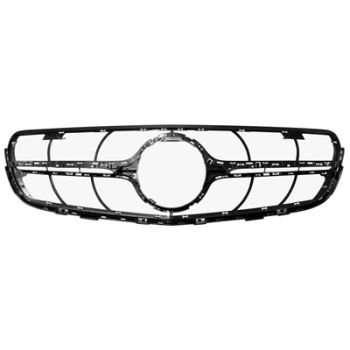 MERCEDES-BENZ GLC-COUPE (253)  GRILLE INNER MAT-BLACK (WO/FRONT VIEW CAMERA)(GLC 43) OEM#2538880000 2017-2019 PL# MB1200199