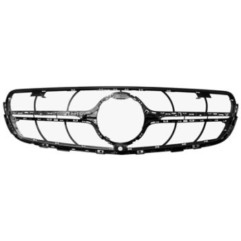 MERCEDES-BENZ GLC-SUV (253)  (EXC COUPE) GRILLE INNER MAT-BLACK (W/FRONT VIEW CAMERA)(GLC 43) OEM#2538880100 2017-2019 PL# MB1200200