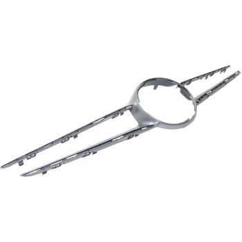 MERCEDES-BENZ C-CLASS SEDAN GRILLE CENTER MOLDING SILVER (C300 BASE)(W/DISTRONIC CRUISE)(WO/SURROUND VIEW)**CA OEM#2058880160 2015-2018 PL# MB1210115C