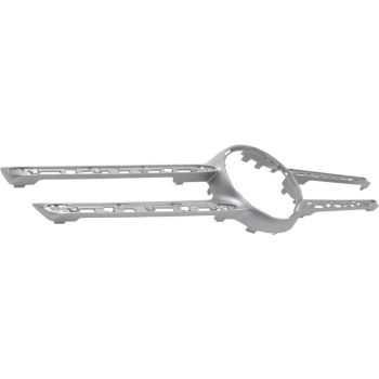 MERCEDES-BENZ E-CLASS WAGON (213) GRILLE INNER MOLDING SILVER (E400)(WO/LUXURY)(W/CAMERA)(WO/NIGHT PKG) OEM#21388802609982 2017-2020 PL# MB1210122