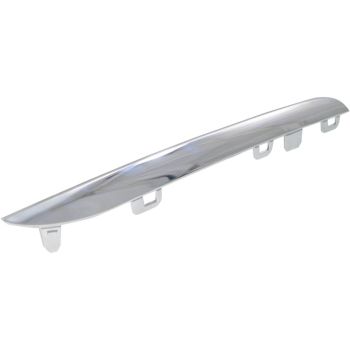 MERCEDES-BENZ C-CLASS SEDAN GRILLE MOLDING INSERT LOWER RIGHT (Passenger Side) CHROME (C300 EXC W/LUXUARY PKG)(C400) **CAPA** OEM#2058880073 2015-2018 PL# MB1215101C