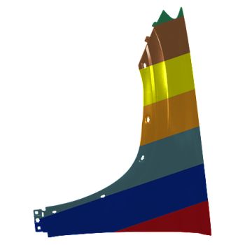 MERCEDES-BENZ GLS-CLASS (167) FENDER LEFT (Driver Side) (ALUM) **CAPA** OEM#1678802700 2020-2023 PL# MB1240171C