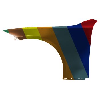 MERCEDES-BENZ C-CLASS SEDAN FENDER LEFT (Driver Side) (ALUM) OEM#2068800100 2022-2023 PL# MB1240181